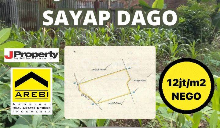 Jual Tanah Lokasi strategis SHM Tubagus Ismail Area Sayap Dago 1