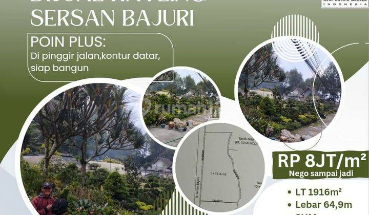 Kavling Bagus SHM View Pemandangan Bunga Area Sersan Bajuri 1