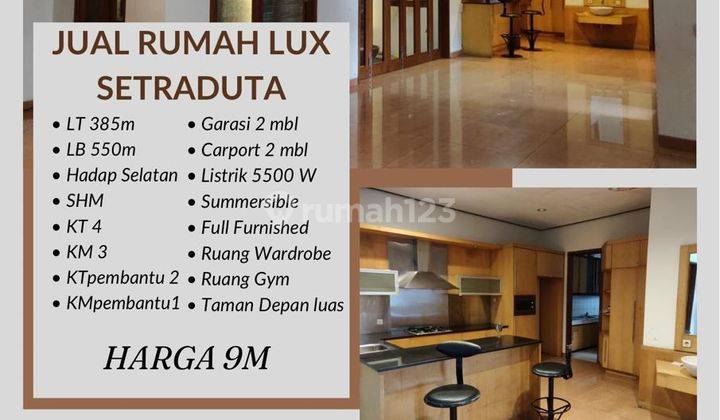 Rumah Lux Cantik Asri SHM Derah Setra Duta  1