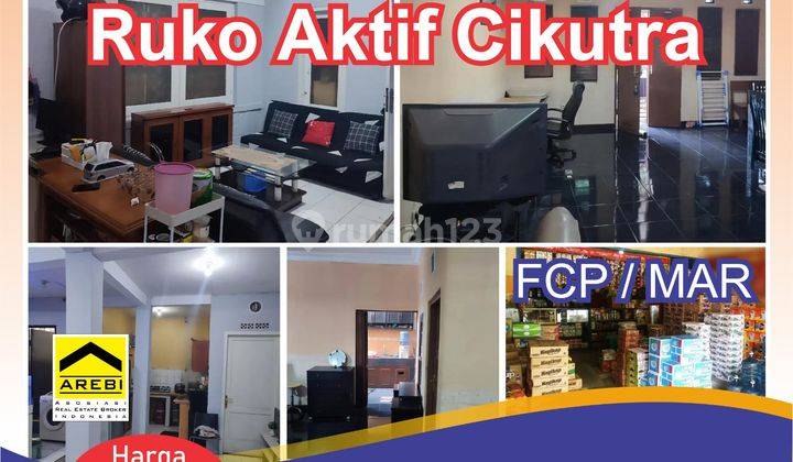 Jual Cepat Ruko Aktif SHM Daerah Cikutra  1