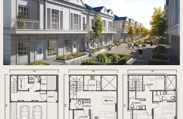 Disewakan Rumah Double Decker Cluster Montana Lavon Cikupa 2