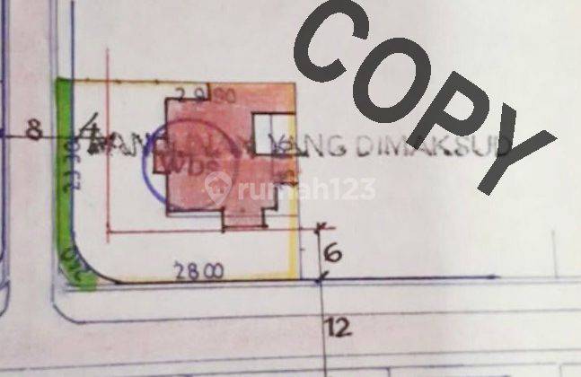 Jual Cepat harga di bawah NJOP, Dlm kompleks buat Town House Baru, dekat pejaten Village 1