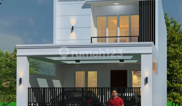 Rumah 2lantai dekat dengan perkantoran