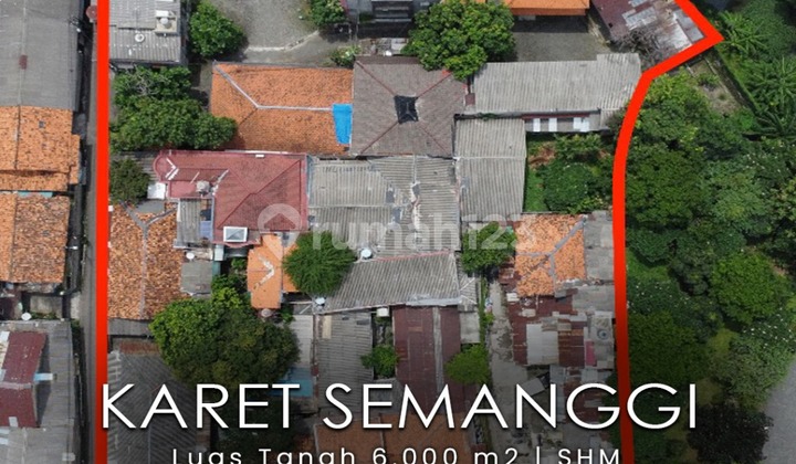 Dijual Tanah Di Karet Shm 6000.0 M² Harga Nego 1