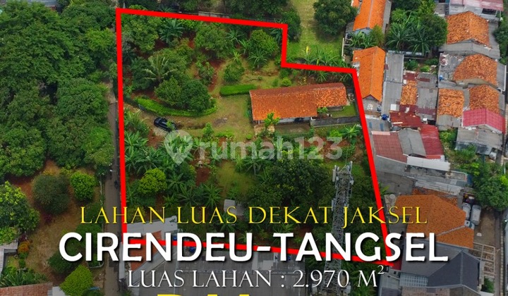 Tanah Dijual Cocok Utk Cluster SHM 2970.0 m² Tanah Dijual Cocok Utk Cluster SHM 2970.0 m²