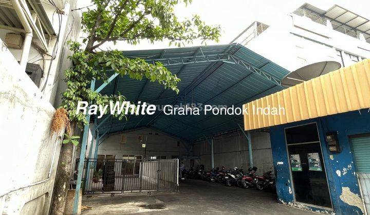 Tanah  405m2 Usaha Car Wash 24jam, Sangat Strategis di Jl. H. Nawi Raya, Usaha Cuci Mobil, Dekat Area Perkantoran, Area Kuliner Jalan Raya Ramai 24jam