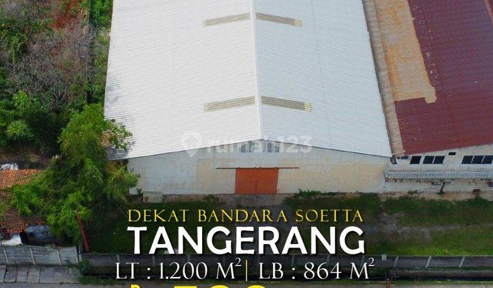 Disewakan Gudang Siap Pakai Bangunan Luas Lokasi Sangat Strategis Dekat Bandara Soekarno Hatta, Di Daan Mogot Tangerang, Jalan Luas, Tidak Banjir, Jalan Beton Halus 1