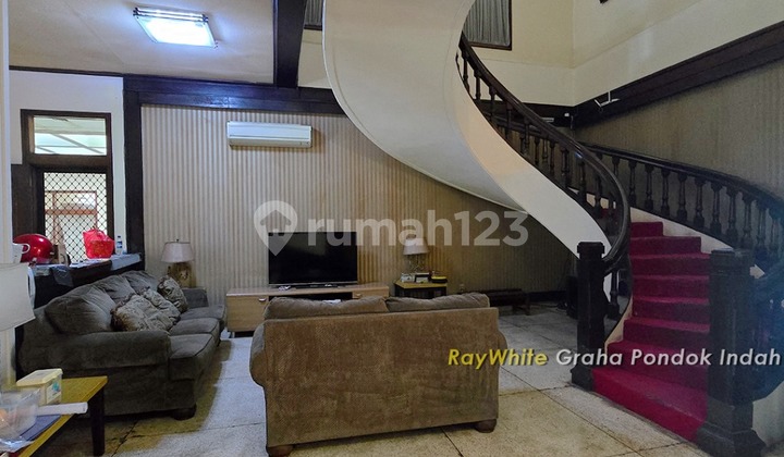 Affordable Classic House for Sale in Kebayoran Baru Below Market Price in South Jakarta, Minimal Renovation Needed, Spacious Parking