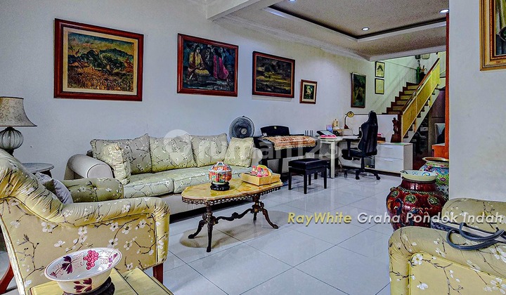 For Sale Quick Price Far Below Market Price Still Negotiable Many Rooms Comfortable Safe Location Plus Warranty in Pondok Indah South Jakarta