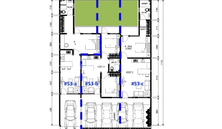 Dijual Cepat Kos Eksekutif (3 Pintu) di Cirendeu, Jakarta Selatan