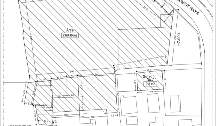 Dijual / Disewa Lahan Bagus di Warung Buncit Raya Jakarta Selatan