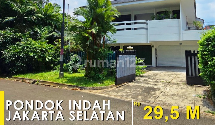 Dijual Rumah Klasik Asri di Pondok Indah Jakarta Selatan