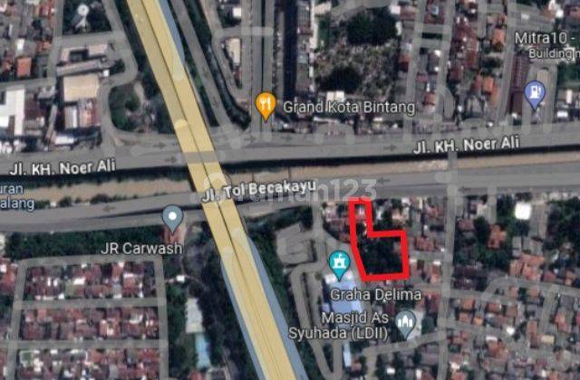 Tanah Sertifikat 2.195m² Strategis Di Kalimalang  1