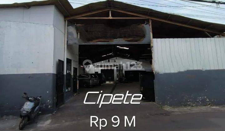 Dijual Bangunan Ex Bengkel Lokasi Jalan Raya di Cipete, Jaksel (FF) 2