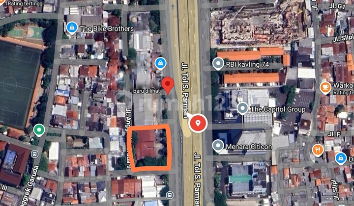 Dijual Tanah Dan Bangunan Di S Parman, Jakarta Barat (ff) 2
