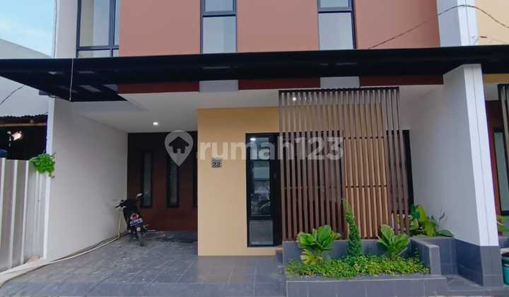 Rumah 2 Lantai Dalam Cluster Akses Dekat Stasiun Di Ceger Pondok Aren