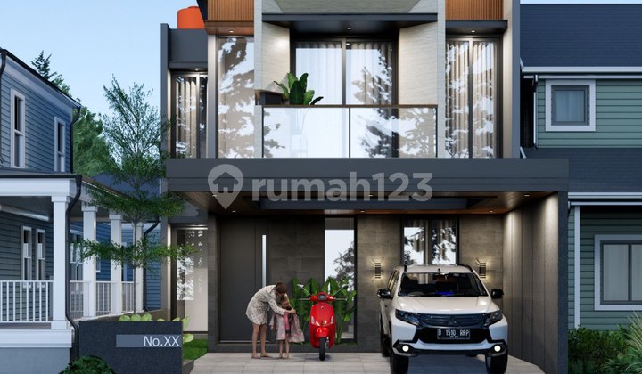 Ready-to-Occupy House, One Step Away from Toll Gate and LRT at Juanda, Sukmajaya, Depok.