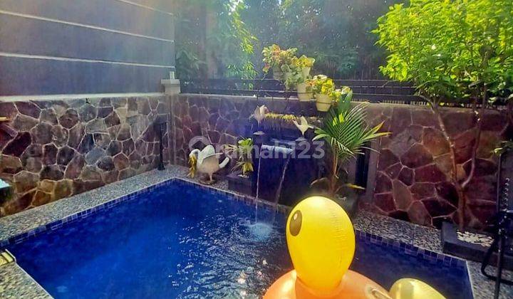 Rumah Modern Kolam Renang Furnish 2 Lantai Akses Tol Bukit Cimanggu 1