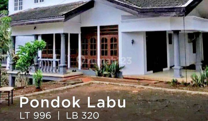 Dijual Rumah Jl. Pondok Labu Jakarta Selatan.
shm
luas Tanah 996 M2 
luas Bangunan 320 M2 
kamar Tidur 5+1
kamar Mandi 3+1
2 Lantai
listrik 7700w 
carport 7 Mobil
garasi 2 Mobil
akses Tol Tb Simatupang Dan Tol Andara Cinere
harga 10 M 1