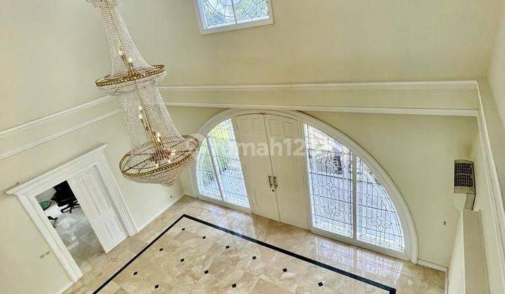 For Sale & For Rent Luxury House (semi Furnish/ Full Marmer) Di Kartika Utama Pondok Indah Jakarta Selatan Shmluas Tanah 820m²luas Bangunan 1000m²kamar Tidur 6kamar Mandi 62 Lantai Ruang Kerja S’poolbig Gardengarasi + Carport 5harga 4 2