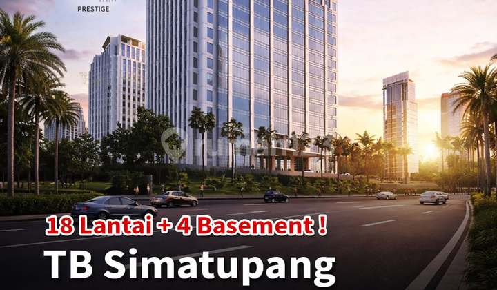 For Sale - Space Office Tb Simatupang Detail Properti:shmsrstotal Land: 11.248 M² Total Building: 31.087,63 M²18 Lantai + 4 Basement Tahun 2014Ac Daikin Vrv (8 Zones/Floor)Lift Mitsubishi PLN 4.000 Kvaparkir 654 Mobil & 459 Motor Open Price: Rp 808 M (Neg