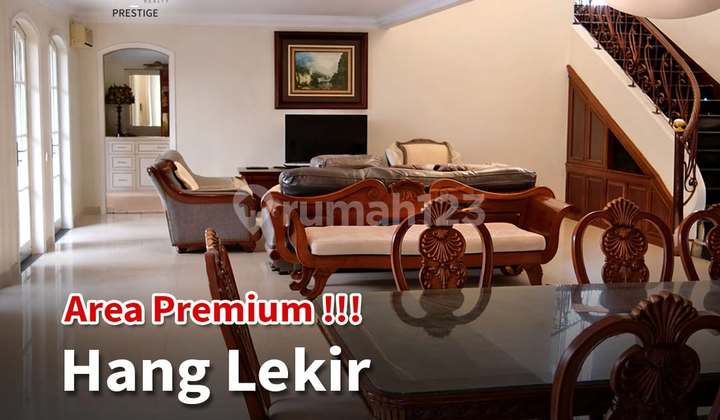 For Sale / For Rent - Hang Lekir House, Kebayoran Baru Property Details:- Freehold Title & Building Permit- Land Area 369 m²- Building Area 361 m²- 5+2 Bedrooms- 4+1 Bathrooms- Carport for up to 4 Cars- Dry Kitchen & Wet Kitchen- Storage Room- Rooftop- Electricity 7,700 Watt- Jet Pump Water Supply