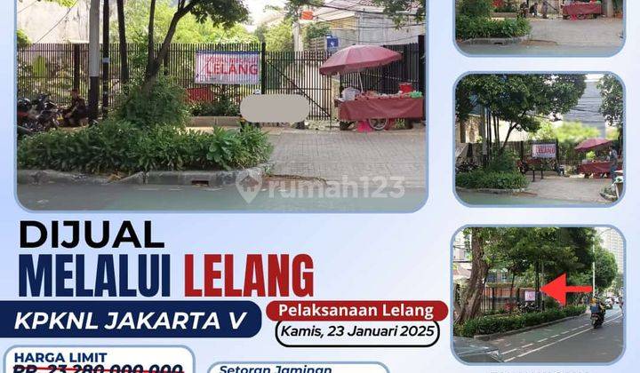 Di Jual Melalui Lelangkpknl Jakarta V Tanah Kosong D Pakubuwono Kebayoran Baru Jakarta Selatan(jl Pakubuwono Vi. Rt 004/rw 007 No 80 Kel Gunung Kec Kebayoran Baru Jakarta Selatan.shm No 702 & 1645luas Tanah 770 M²lokasi Sangat Strategis Berada Di Pinggir  2