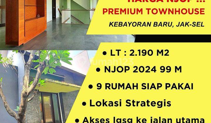 .
di Bawah Njop
premium Townhouse
kebayoran Baru, Jaksel

lt.2190 M2
*njop 2024 99 M*
*9 Rumah Siap Pakai*
lokasi Strategis
akses Lgsg Ke Jalan Utama

65 M (nego Sampai Deal)

book Now! Hubungi Danish Sekarang!
—
visit Show Unit Atau Informasi Lebih Lanju 1