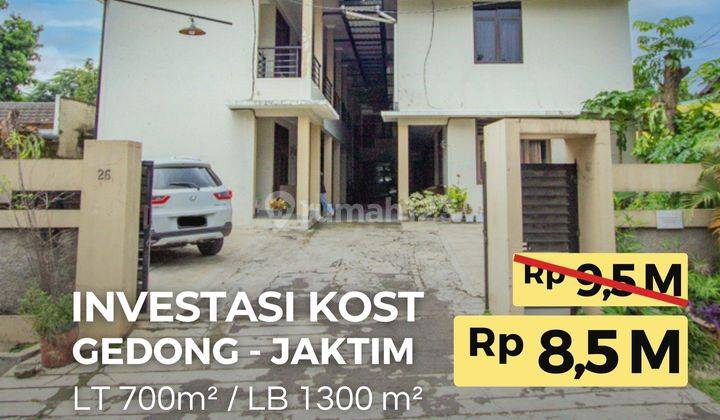 Dijual Kontrakan Dan Koskosan Daerah Pasar Rebo, Jakarta Timur
fasilitas:

shm
luas Tanah 700m2
luas Bangunan 1300 M2
- Full Furnished
- Tv
- Ac
- Wifi
- Water Heater
keunggulan, Lokasi Strategis, Dekat Dengan Rsud Pasar Rebo, Plaza Pp, Pasar Swalayan, Ex 1