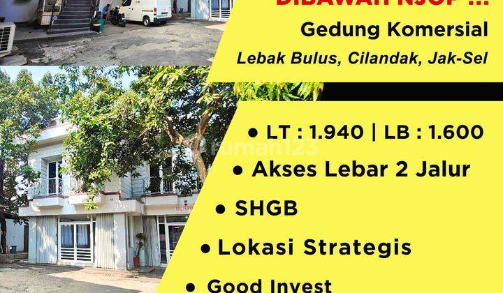 Dijual Segera Good Profit Tempat Usahasangat Strategisjalan Utama Akses 2 Jalurlt 1.940 M²lb ± 1.600 M²untuk Hunian,kantor,kuliner Jugasangat Cocok U Kosankdb 1600klb 3 Lantaishgb To Shmlebak Bulus Cilandakjakarta Selatannjop 29.6 M 1