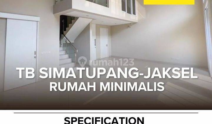 Rumah 2,5lt dijual di Tb. Simatuoang 1