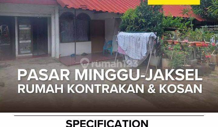 Rumah kontrakan dijual dipasar minggu Bagus 1