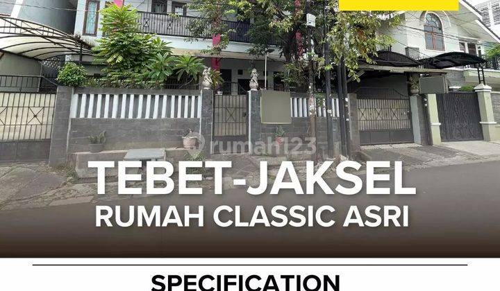 Rumah 2 Lantai SHM Bagus dijual di tebet 1