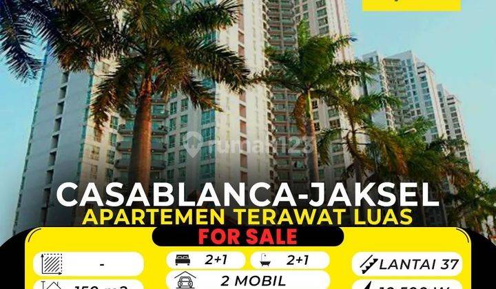 Dijual apartemen Puri Casablanca 2 Kamar Tidur Bagus Furnished 1