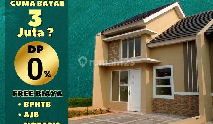 Di jual rumah ready,tanpa uang muka ,free bphtb ,biaya kpr 7juta 1
