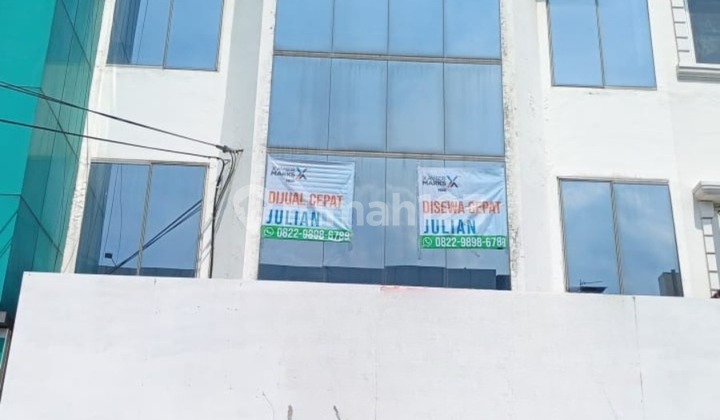 Ruko Harco Mangga Dua Hadap Jalan Raya Siap Pakai 7x20m