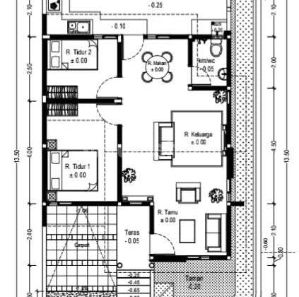 Rumah Siap Huni Perumahan Villa Gardenia Bangunjiwo 2