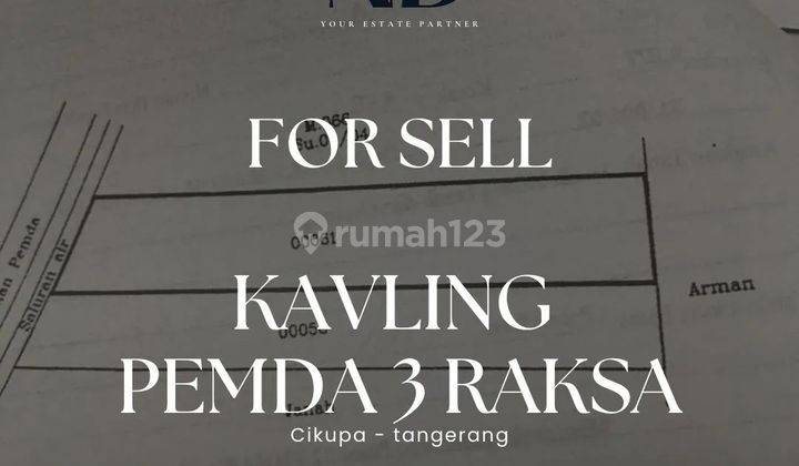 Kavling 3700m2 SHM Siap Bangun di Pemda Tiga Raksa Cikupa 1