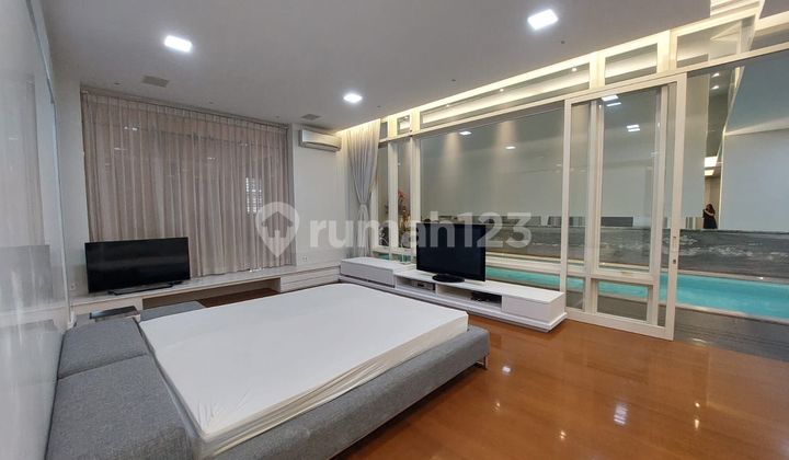RUMAH MEWAH FULL MARMER, SWIMMING POOL, FURNISH MODERN, LUAS, VIEW DANAU. 1