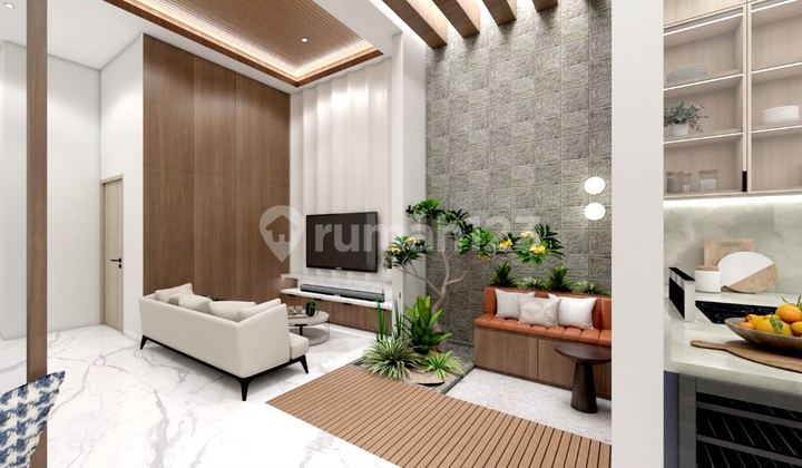 Metland Puri House, New Building, Modern, 5x20, Near Toll Road, Green Lake, Puri Indah, 1