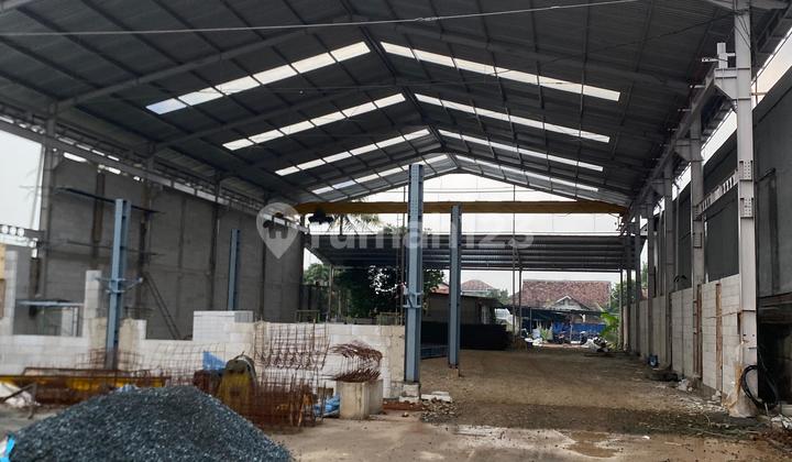 Disewakan Gudang Baru 1200m2 Akses Kontainer 40 Feet