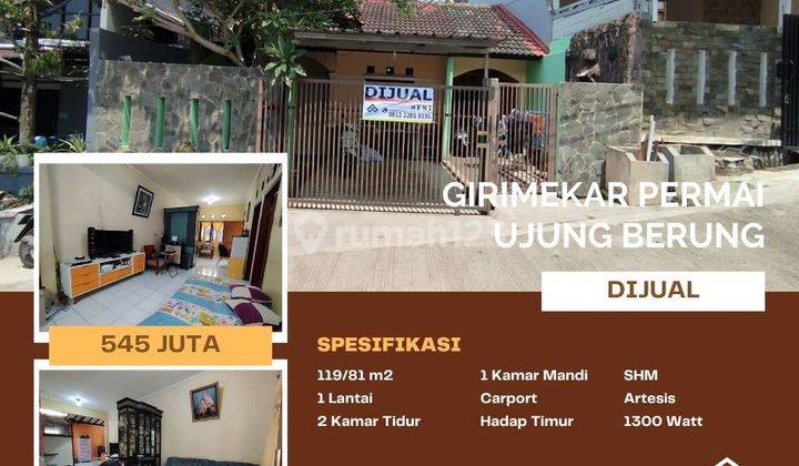 Rumah Dijual Di Cijambe Ujungberung,murah Dijual Cepat 1