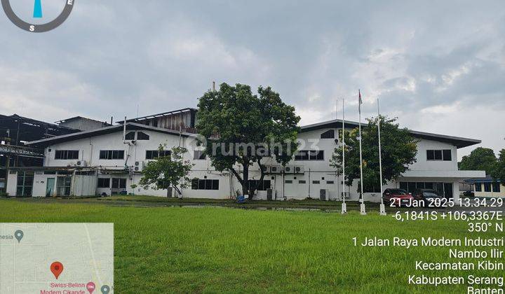 Pabrik Gudang Cikande. Kawasan Industri Modern Cikande Jl Modern Industri 1 No 12 Desa Nambo Ilir Kecamatan Kibin Kabupaten Serang