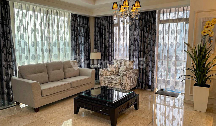  Apartemen Istana Sahid 2 Kamar Tidur Furnished Bagus