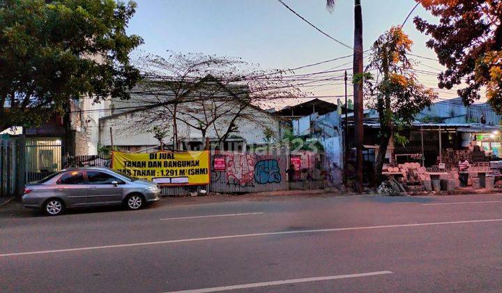 Tanah di jalan utama Bintaro Dekat Stan cocok bangunan komersil 2