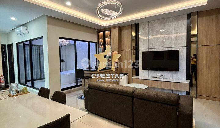 Full Furnish Mewah Cluster Mozart Gading Serpong Depan Taman 1