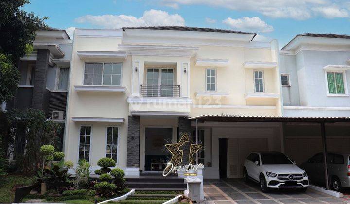 Dijual Rumah Mewah Cluster Aquamarine Phg Gading Serpong Full Furnish 1