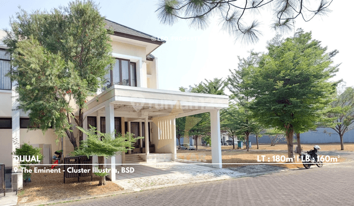 Rumah Mewah Cluster Illustria The Eminent Siap Huni Bsd City Serpong 1