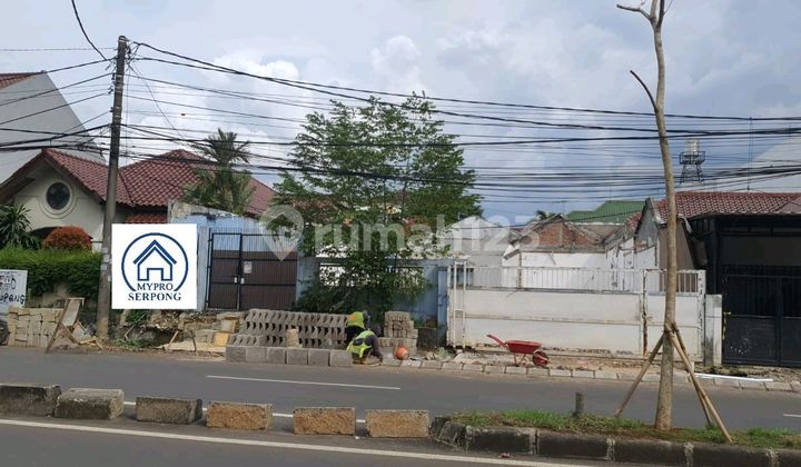 Tanah Kavling@jalan Raya Villa Melati Mas Posisi Depan.buat Usaha Tanah Kavling@jalan Raya Villa Melati Mas Posisi Depan.buat Usaha