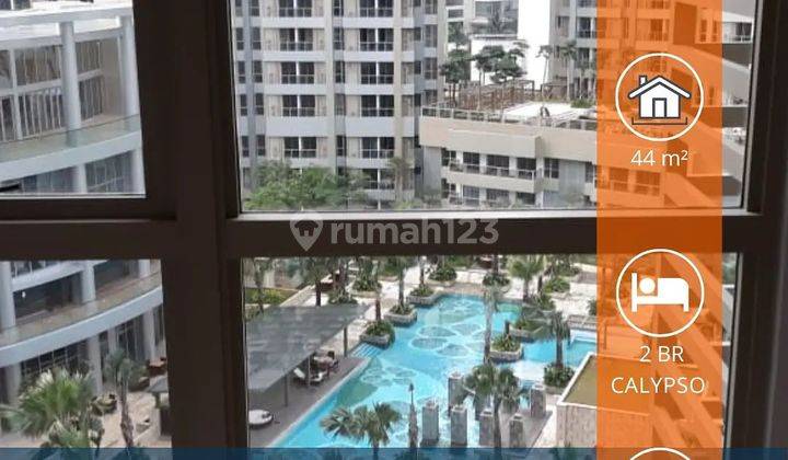 Apartemen Taman Anggrek Residences 2BR Semi Furnished. View Swimming pool  1